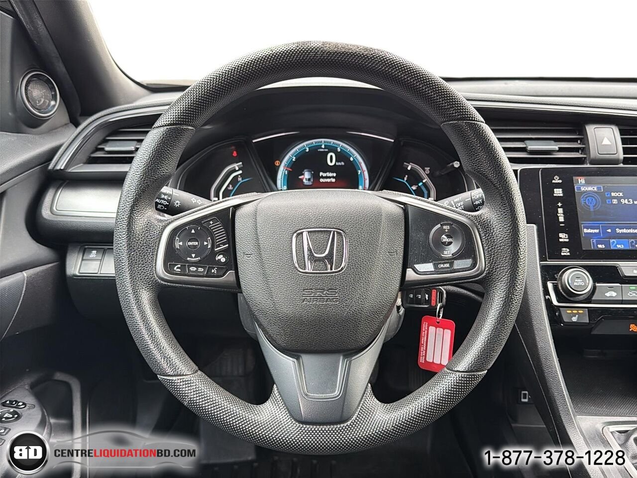 Honda Civic Hayon LX 5 portes BM | BD0398A 2017 Noir Granby - photo #14