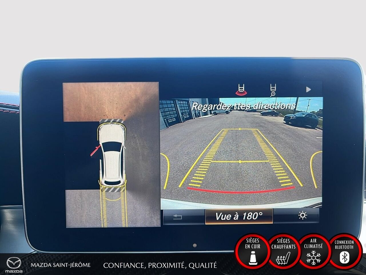 Mercedes-Benz GLC GLC 63 S AMG | CUIR ROUGE | TOIT PANORAMIQUE | 2019 Blanc Saint-Jérôme - photo #22