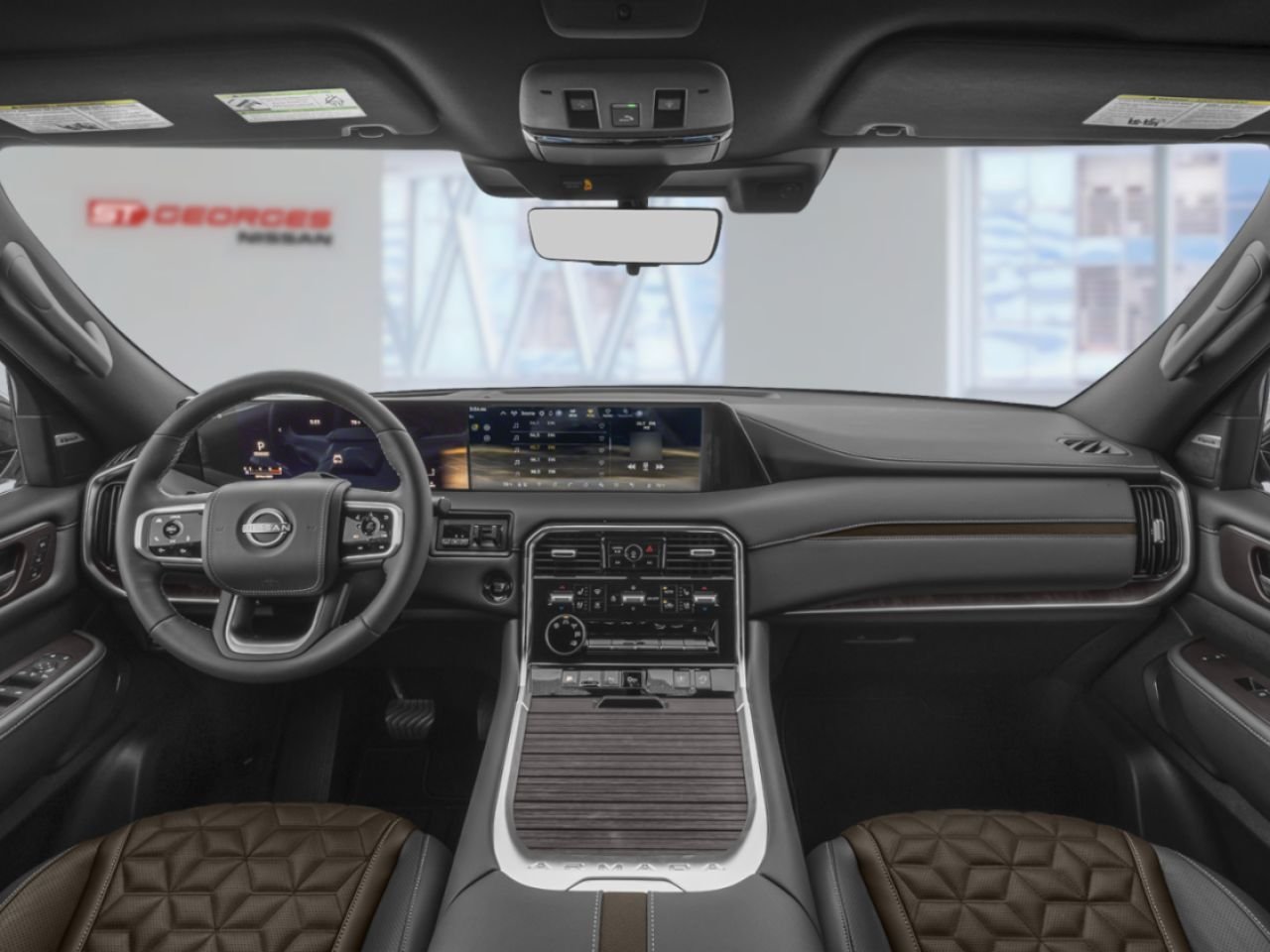NISSAN Armada 2026 Blanc Everest nacré triple couche Saint-Georges - photo #10