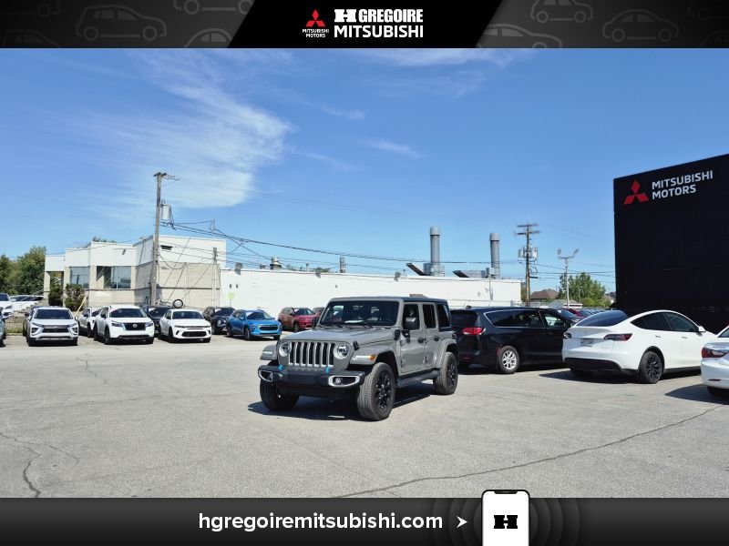 Jeep Wrangler MH4519 | Unlimited Sahara 4xe Mags Caméra Carplay 2022 Gris Laval - photo #4