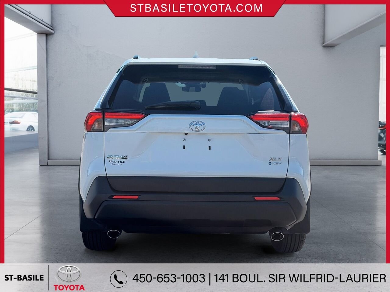 2025 TOYOTA RAV4 Hybrid White Saint-Basile-le-Grand - photo #3