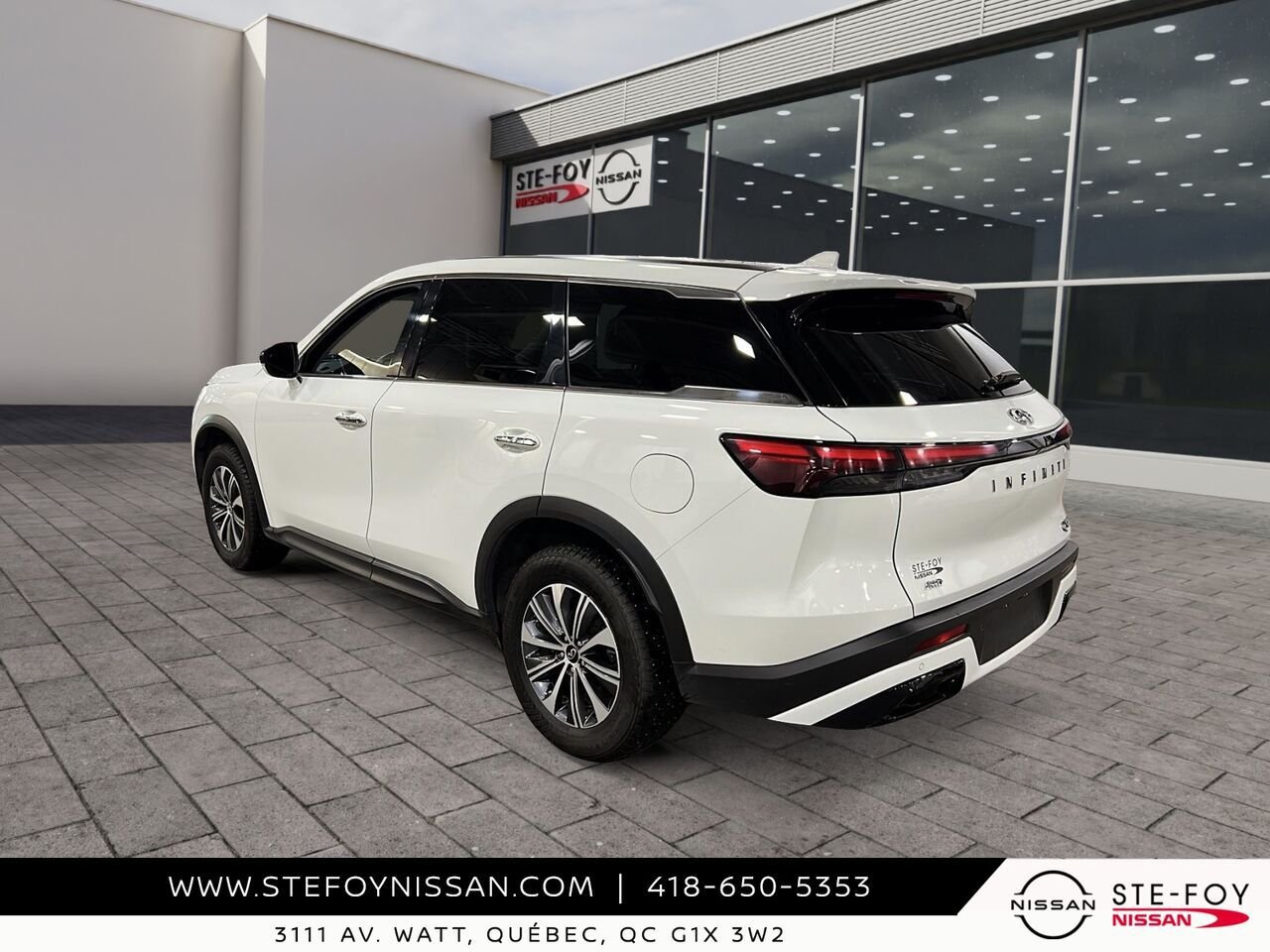INFINITI QX60 PURE 2024 Blanc Ste-Foy - photo #3