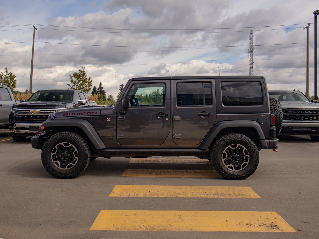 2017 Jeep Wrangler Unlimited 4WD 4dr Rubicon Grey Sherwood Park - photo #6