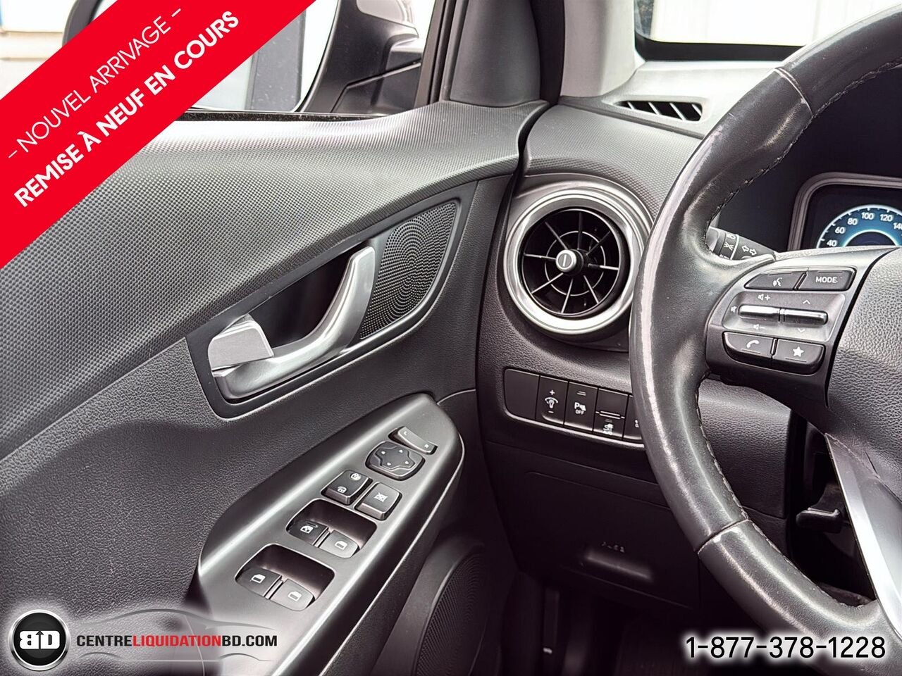 Hyundai Kona électrique Preferred | 2023 Gris Granby - photo #16