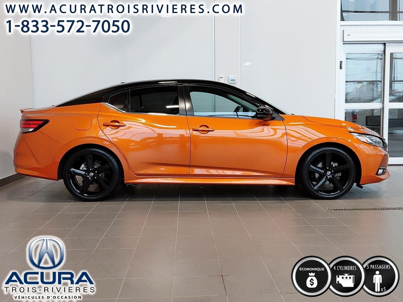 NISSAN SENTRA SR 2022 Orange Trois-Rivières - photo #5