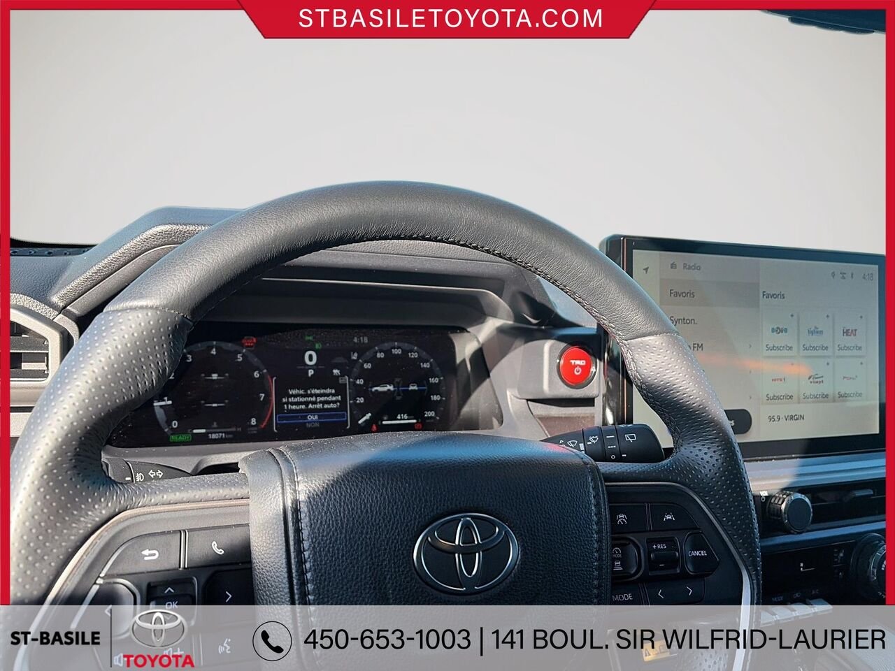 TOYOTA 4RUNNER TRD HORS ROUTE HYBRIDE 2025 Blanc Saint-Basile-le-Grand - photo #12