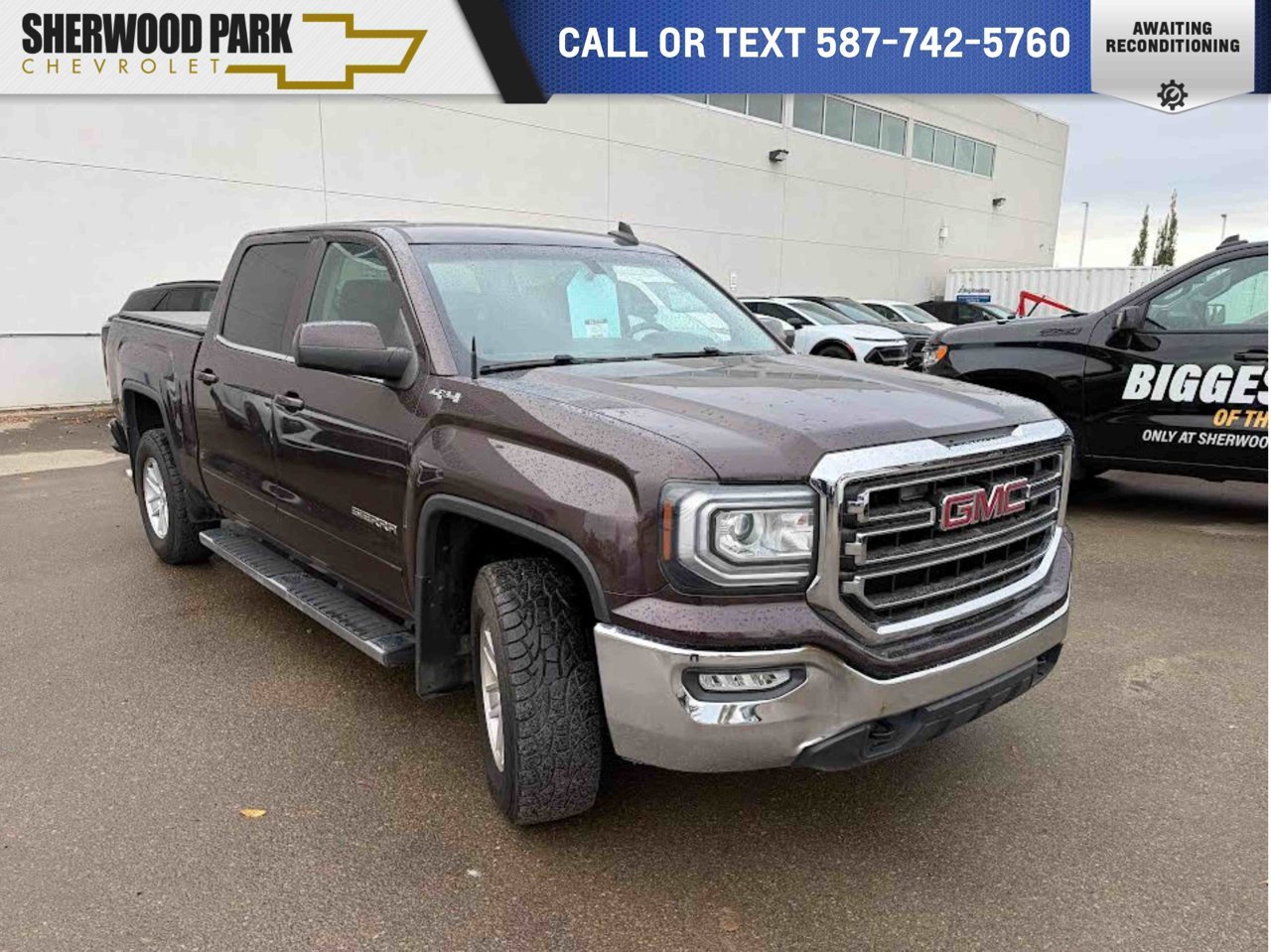 2016 GMC Sierra 1500 4WD Crew Cab 143.5 SLE Grey Sherwood Park - photo #0
