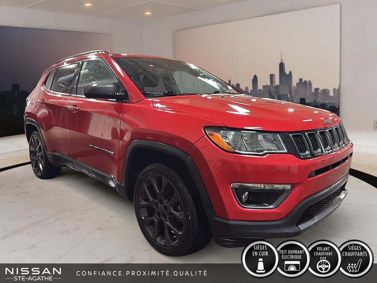 Jeep Compass 2021 Rouge Ste-Agathe des Monts - photo #2