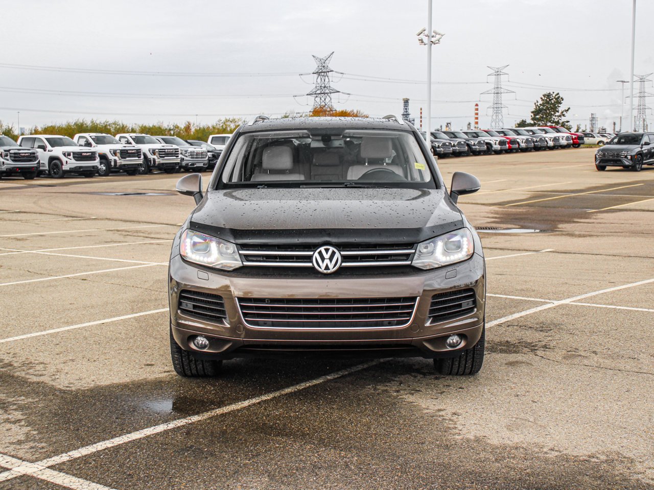 2014 Volkswagen Touareg 4dr TDI Execline Brown Sherwood Park - photo #2
