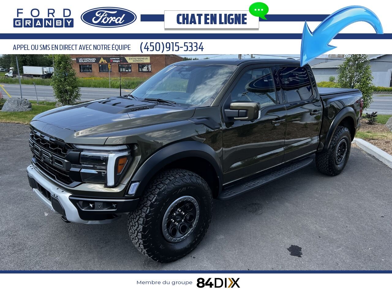 2025 Ford F-150 RAPTOR 37 802A Green Granby - photo #6