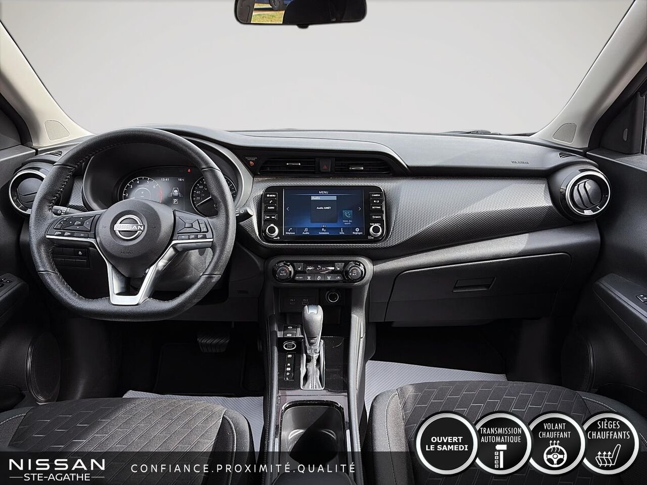 Nissan Kicks SV TA | BAS KILOMÉTRAGE | UN SEUL PROPRIÉTAIRE | APPLE CARPLAY | BOÎTE AUTOMATIQUE 2024 Noir Saint-Jérôme - photo #11