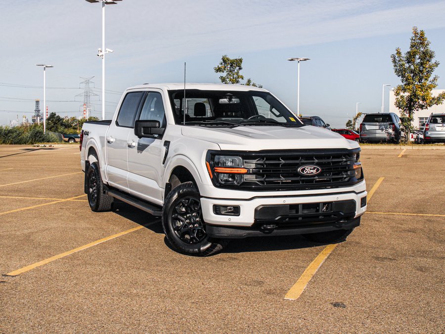 2025 Ford F-150 XLT 302A 3.5L | Black Appearance Package White