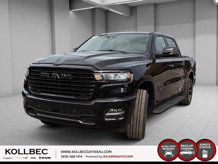RAM 1500 Sport cabine d'équipe 4x4 caisse de 5 pi 7 po 2026 Couche nacrée cristal noir étincelant