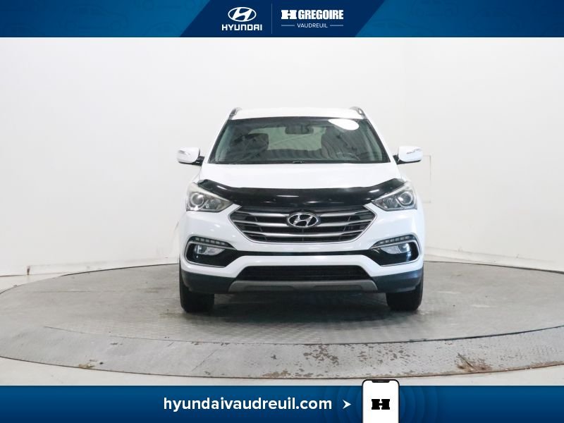 2018 Hyundai Santa Fe White Laval - photo #2