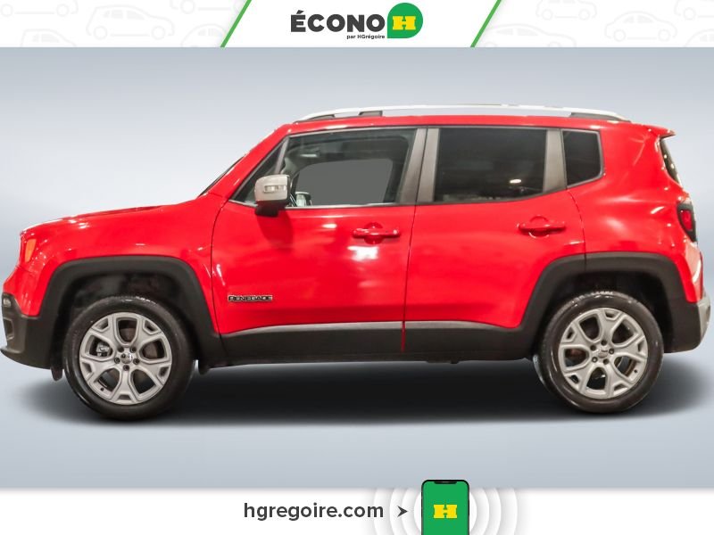 Jeep Renegade 822863A | Limited 4X4 CUIR TOIT NAV BLUETOOTH CAMÉRA MAGS 2018 Rouge Laval - photo #4