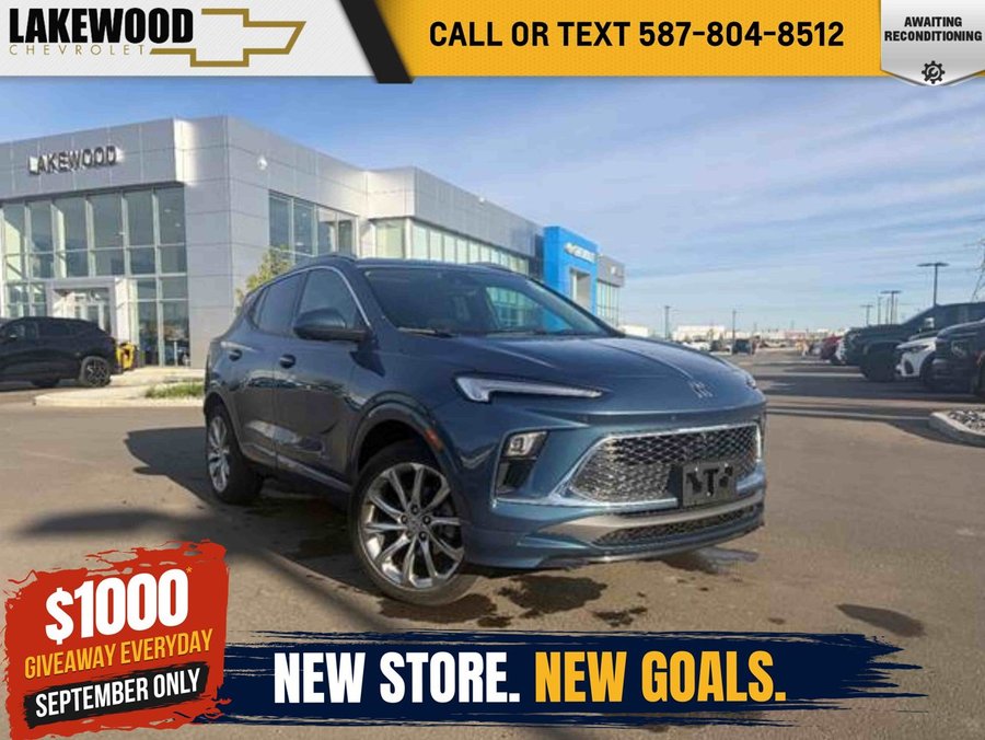 2024 Buick Encore GX Avenir AWD 1.3T | Panoramic Sunroof Blue