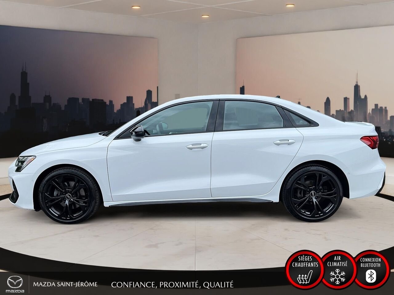 2025 Audi A3 berline White Ste-Agathe des Monts - photo #9