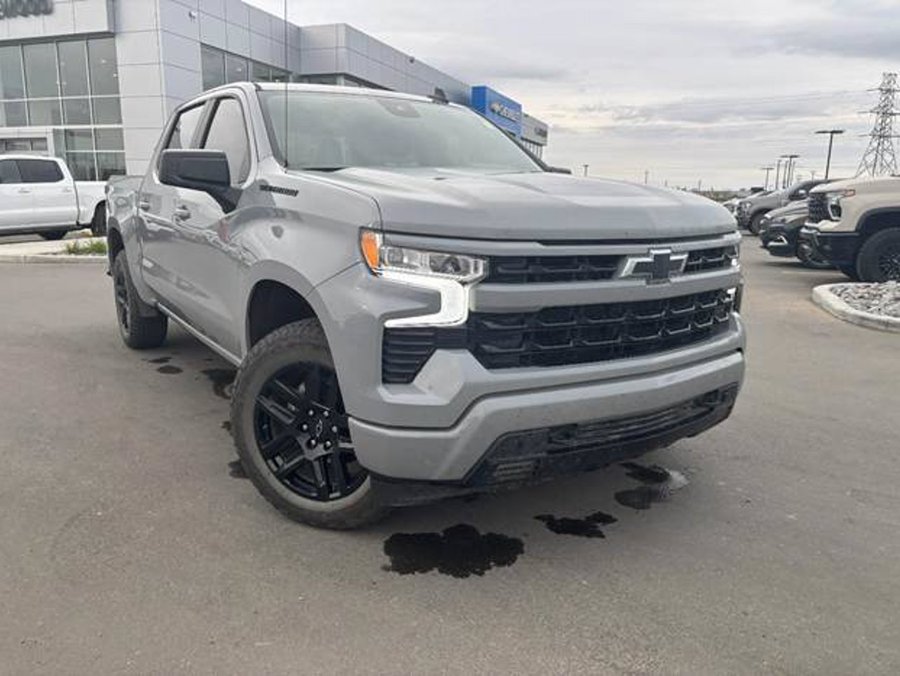 2024 Chevrolet Silverado 1500 RST True North 5.3L | Aftermarket Leather Suede Heated Seats Grey