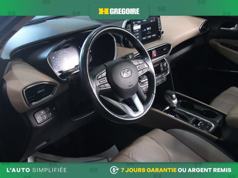 Hyundai Santa Fe 821912 | Ultimate AWD AUTO A/C MAGS CUIR TOIT NAV CAM RECUL 2020 Noir Laval - photo #21