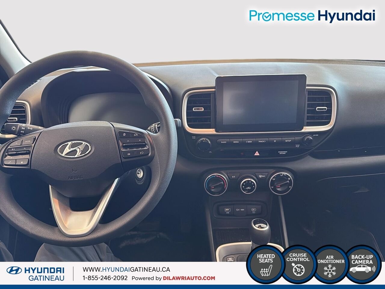 2023 Hyundai Venue Black Gatineau - photo #7