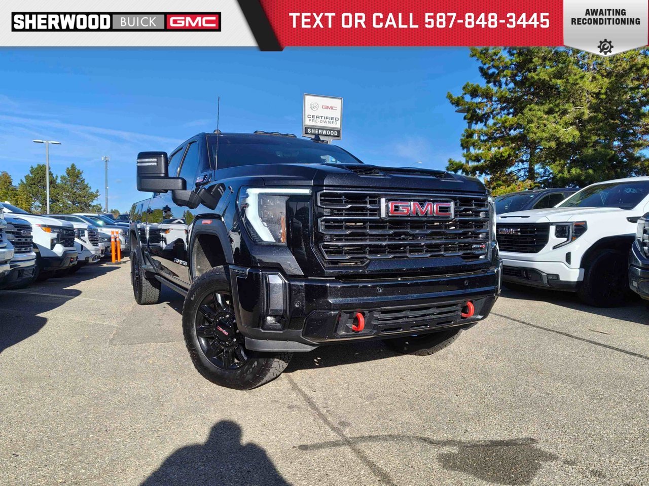 2024 GMC Sierra 3500HD 4WD Crew Cab 159 AT4 Black Sherwood Park - photo #0