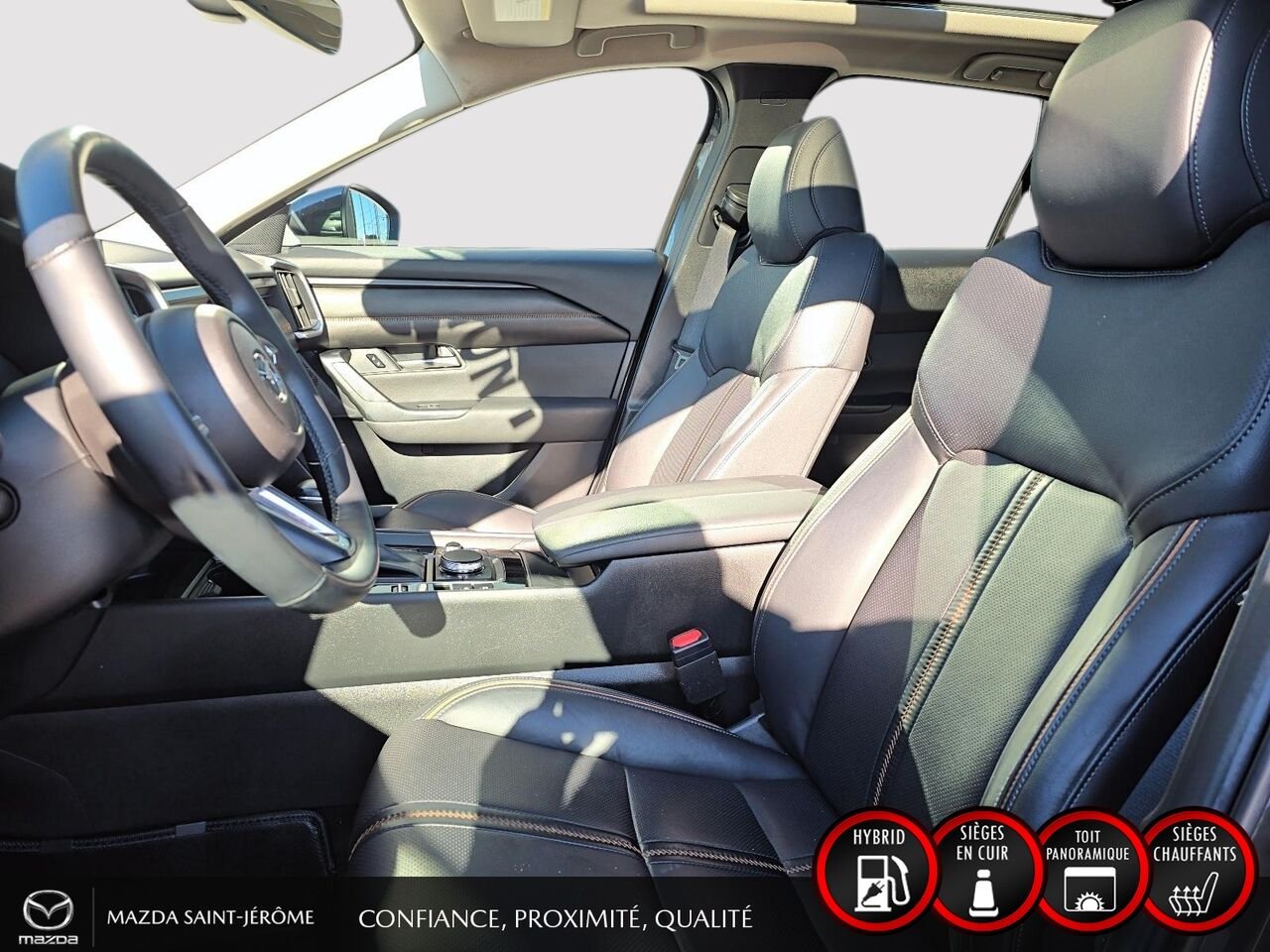 2025 Mazda CX-50 hybride Kuro | 1 PROPRIÉTAIRE | JAMAIS ACCIDENTÉ | TOIT PANORAMIQUE | CUIR | AWD Grey Saint-Jérôme - photo #17