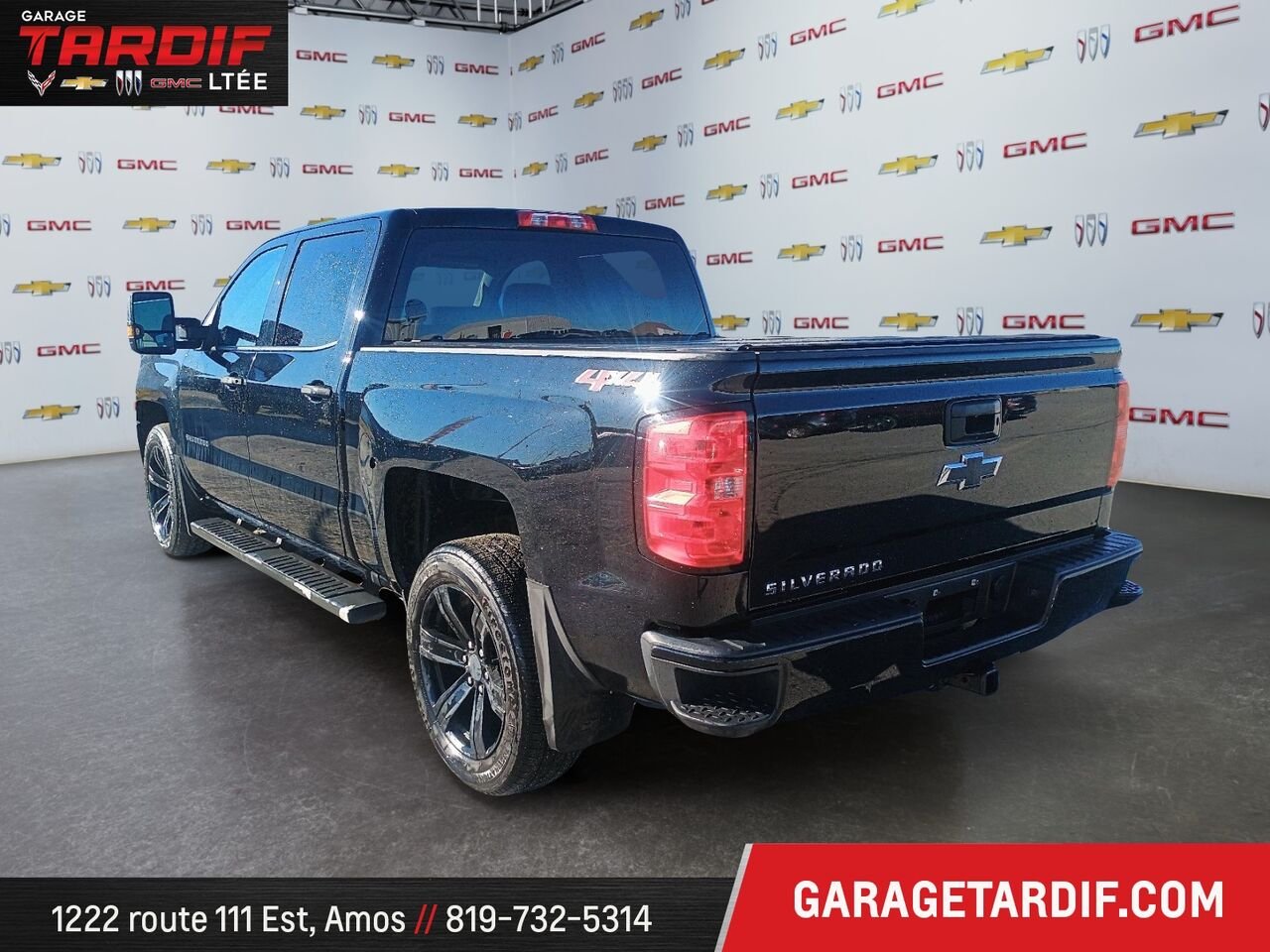 CHEVROLET SILVERADO CABINE MULTIPLACE 4RM 46783A 2018 Noir Amos - photo #3