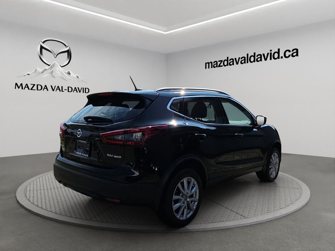 Nissan Qashqai SV TI CVT, Sièges chauffants avant, Toit ouvrant, Volant chauffant 2023 Noir Val-David - photo #23