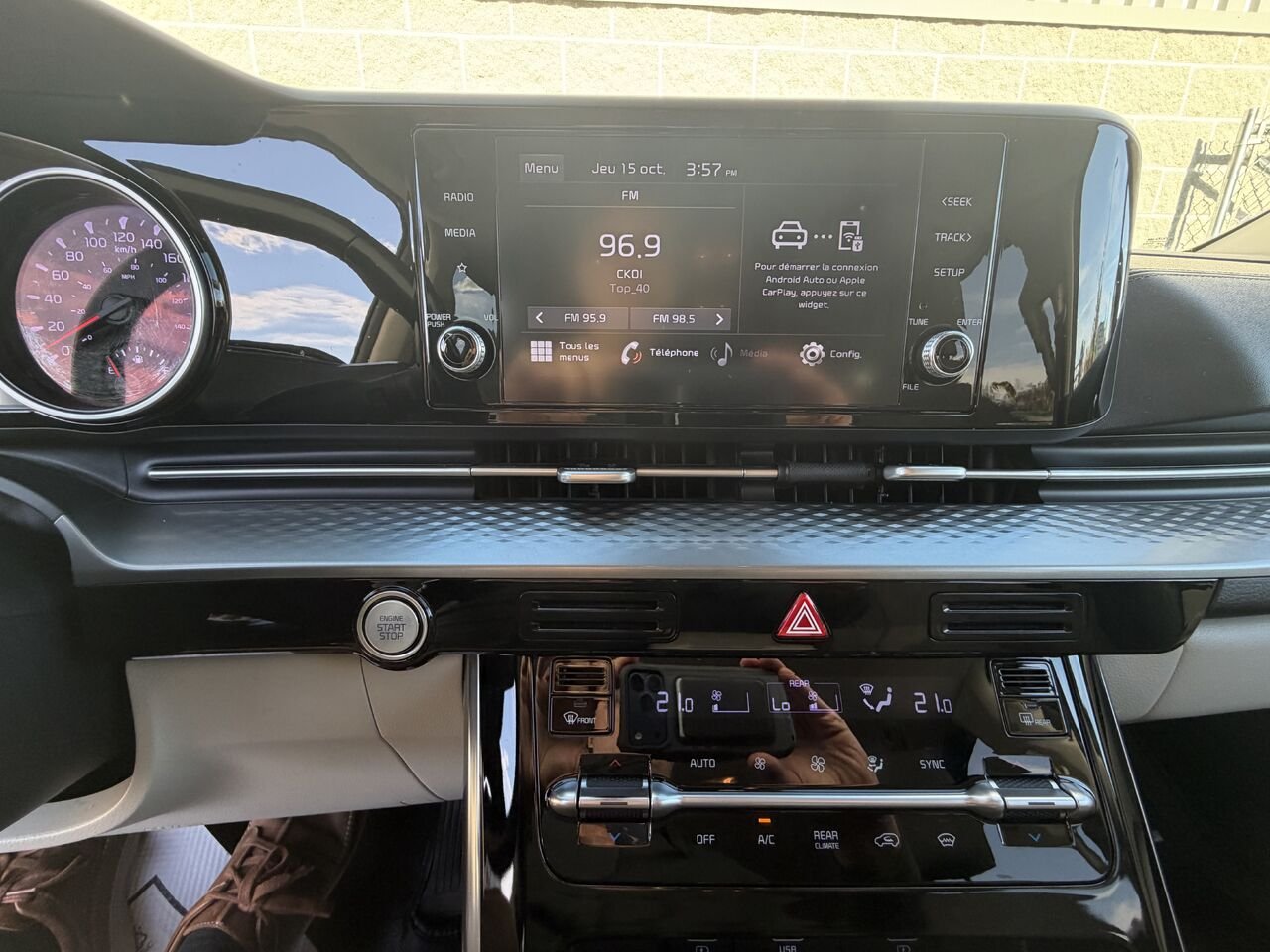 Kia Carnival LX PLUS 8 PASSAGERS 2022 Noir Laval - photo #25