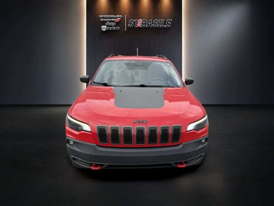 2019 Jeep Cherokee TRAILHAWK 4X4, ENSEMBLE TEMPS FROID, ATTACHE REMOR Red