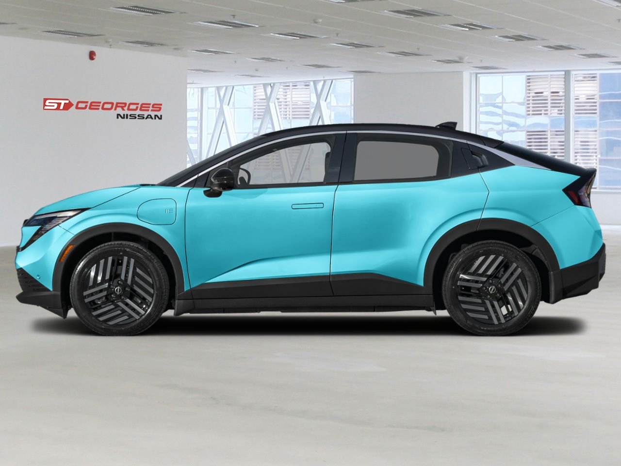 2027 NISSAN LEAF Seabreeze Blue Pearl/Black Saint-Georges - photo #2