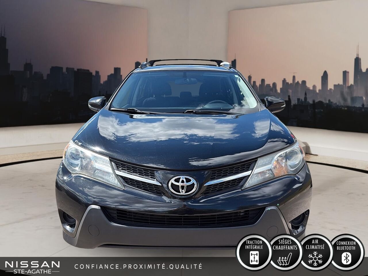 Toyota RAV4 2015 Noir Saint-Jérôme - photo #1