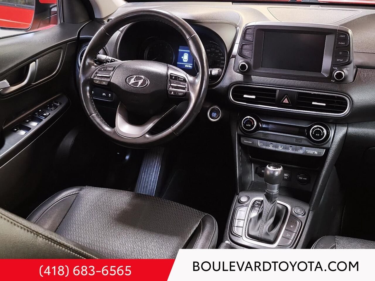 2020 Hyundai KONA 100574A-91 | 2.0L LUXE, AWD Orange Québec - photo #19