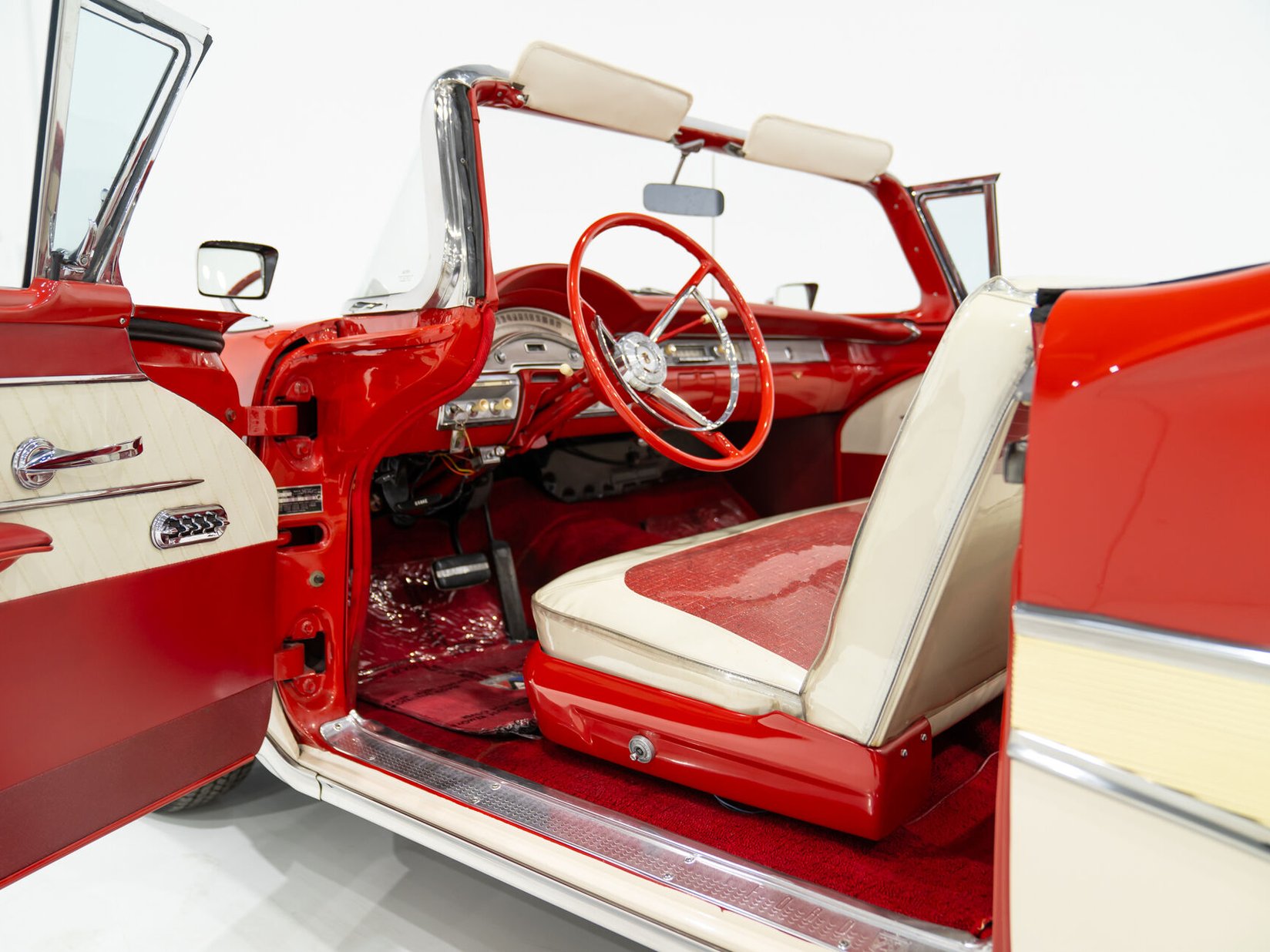 1958 Ford Fairlane 500 Skyliner Interceptor de police 352 CID Entièrement restaurée **PRIX EN USD** Montreal - photo #7