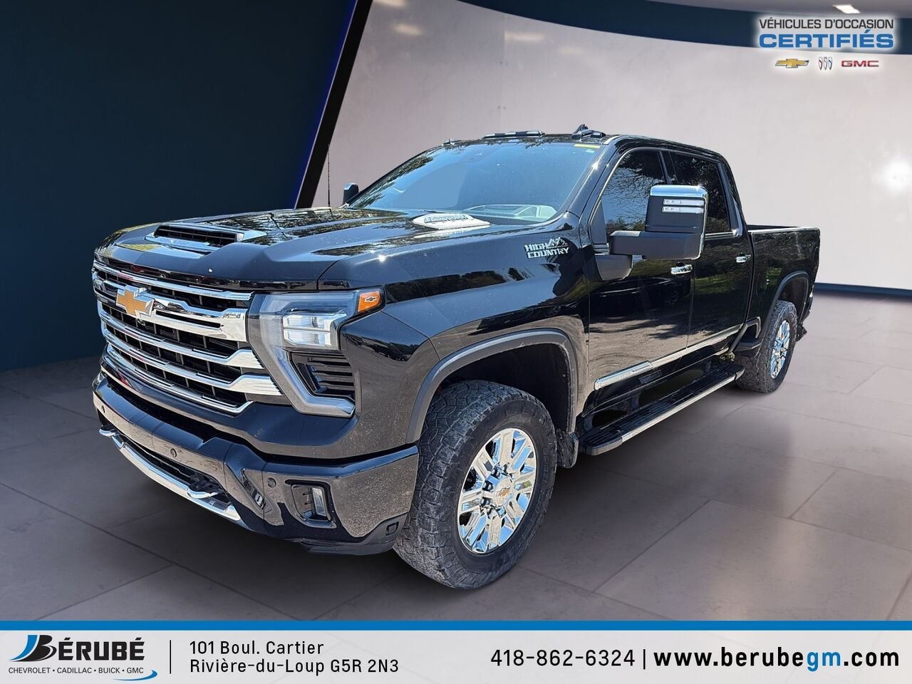 2024 CHEVROLET SILVERADO 2500 CAISSE STANDARD DE 6 PIED High Country Black Rivière-du-Loup - photo #0