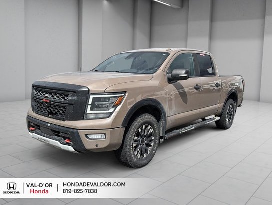 Nissan Titan PRO-4X cabine double 4x4 2020 2020 Brun