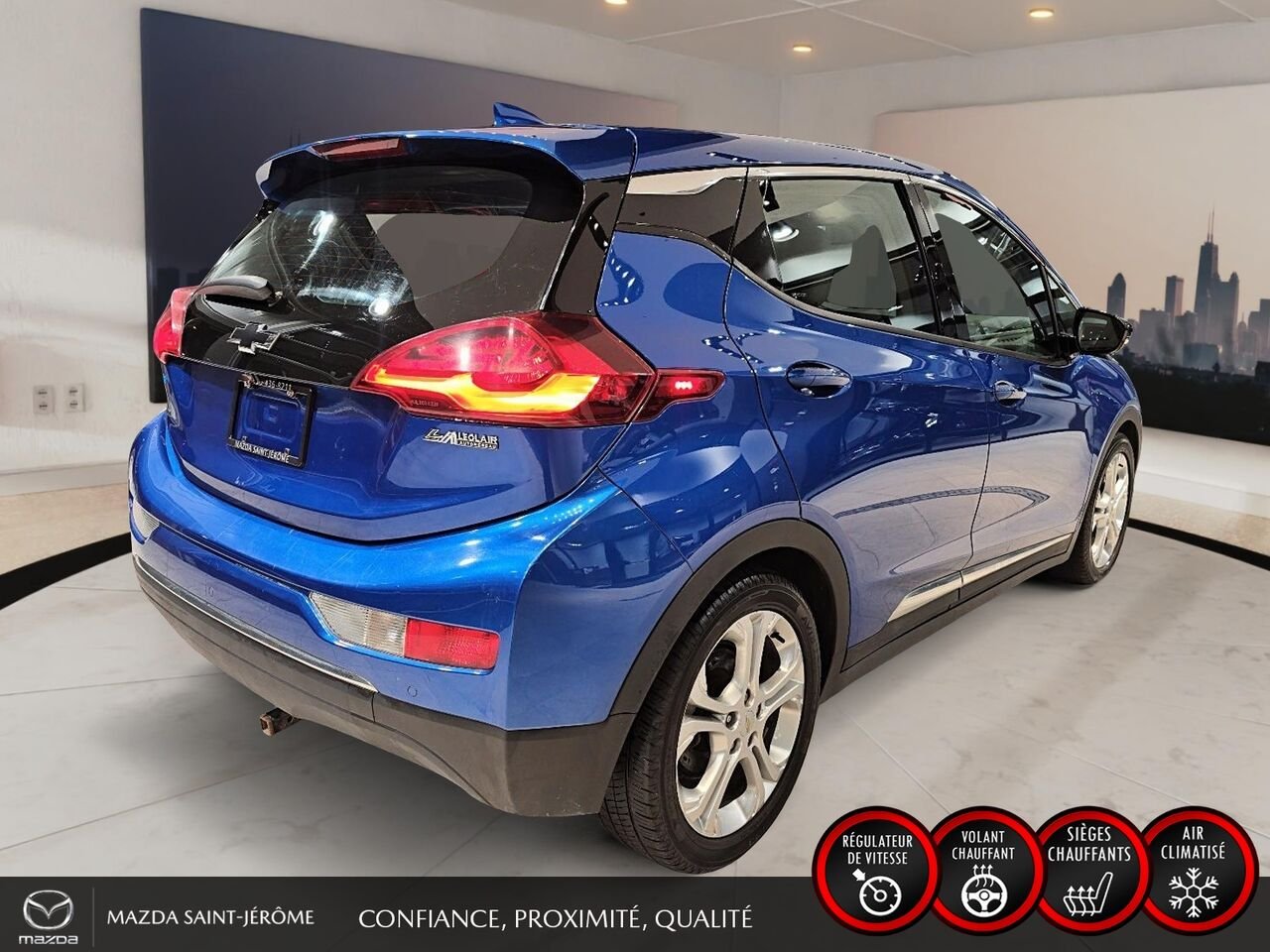 Chevrolet Bolt EV LT | UN SEUL PROPRIÉTAIRE | JAMAIS ACCIDENTÉ | RECHARGE RAPIDE 2020 Bleu Saint-Jérôme - photo #5