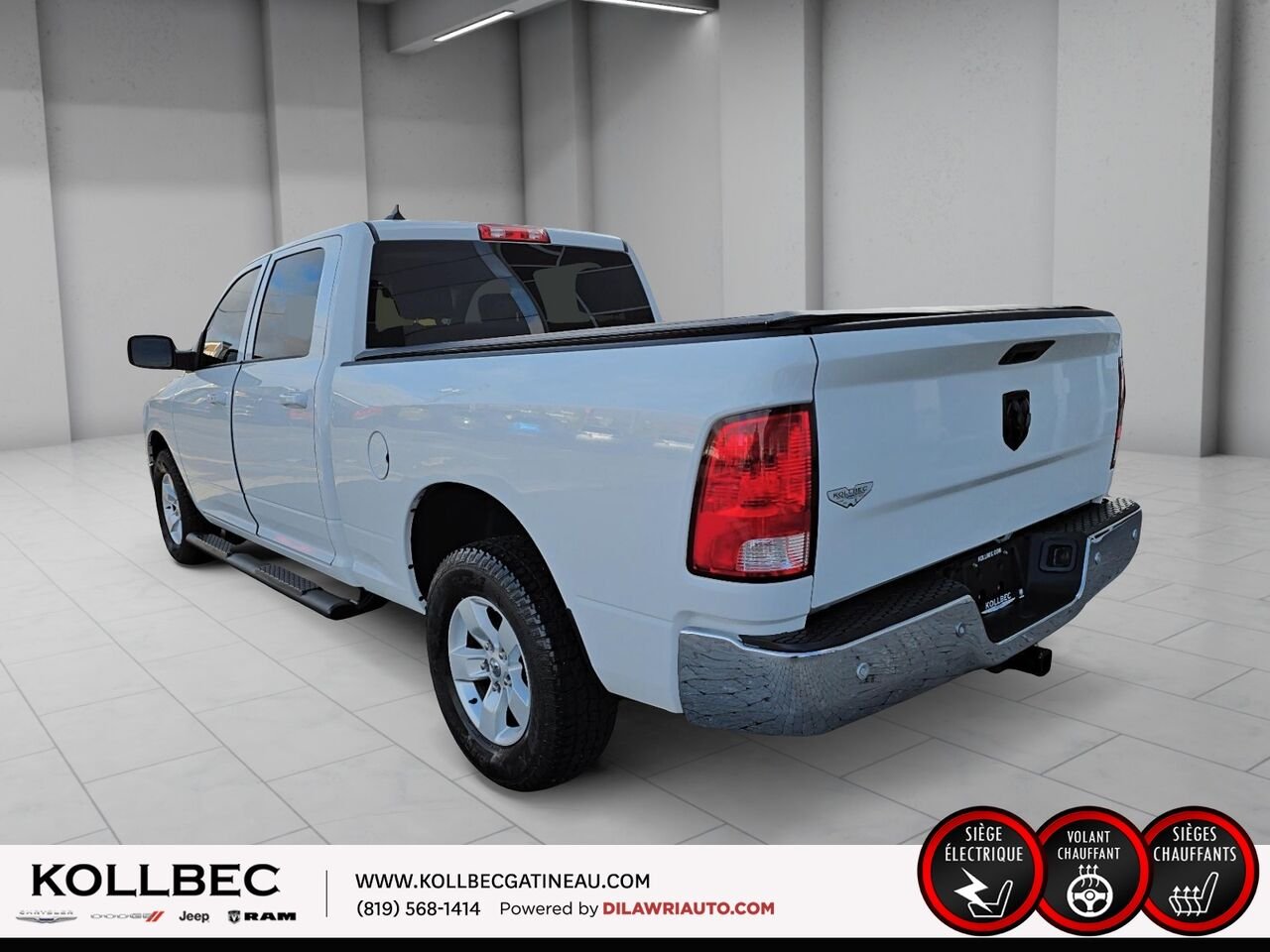 RAM 1500 SLT CrewCab 4x4 2022 Blanc Ottawa & Gatineau - photo #17