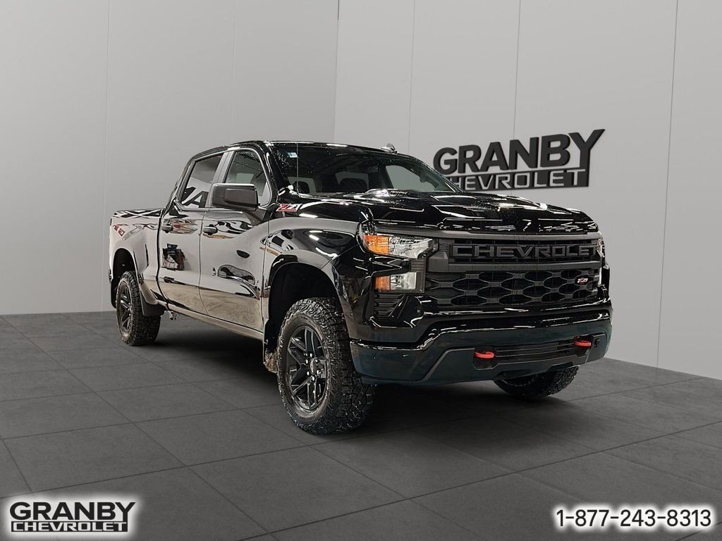 2026 CHEVROLET Silverado 1500 K1500 SILVERADO CREW CAB CUSTOM TRAIL BOSS STD/BOX (2CX) | E26-1088 STERLING GREY METALLIC Granby - photo #2