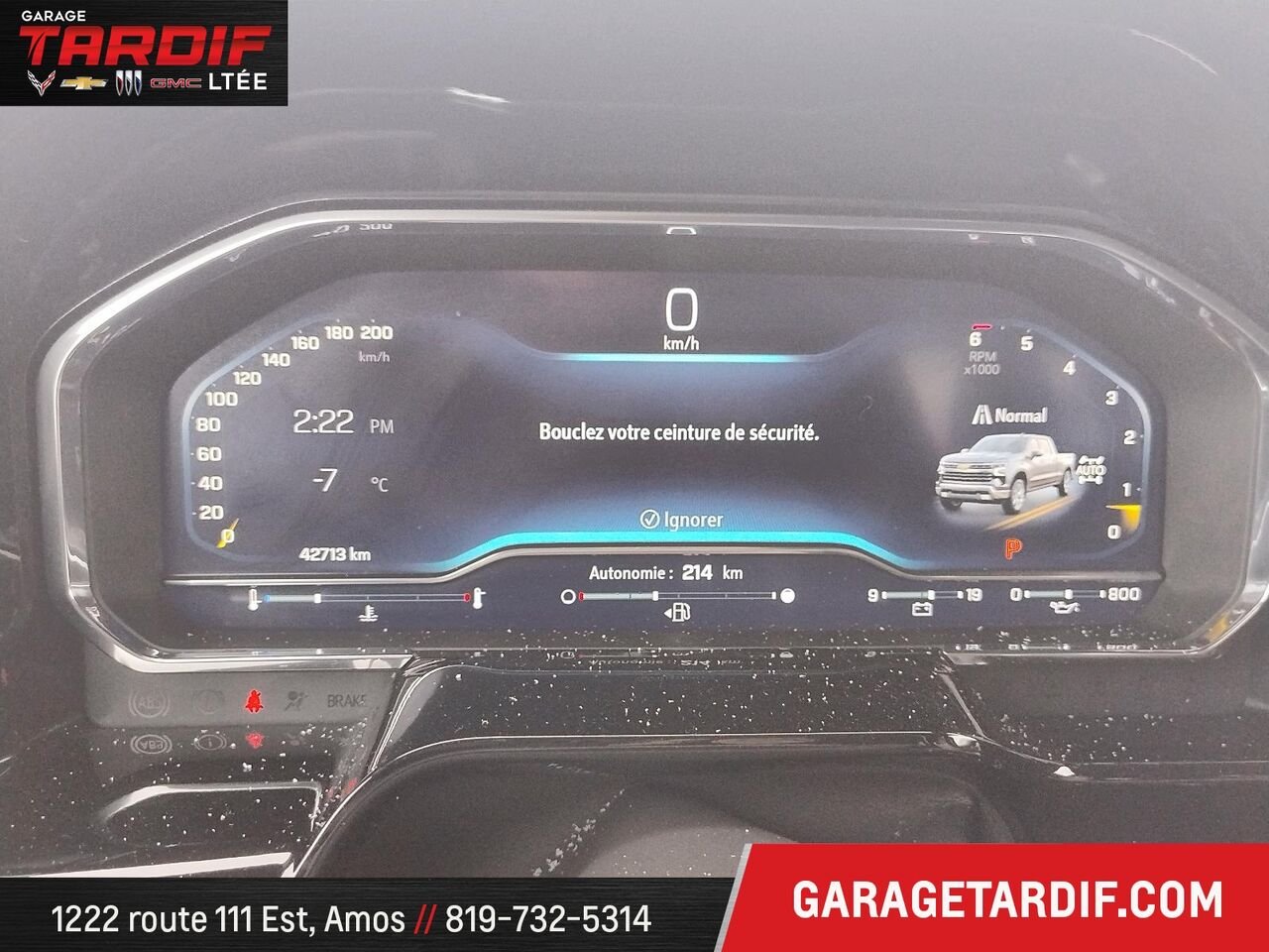 CHEVROLET 1500 4RM, CAISSE COURTE, CAB. MULTIPLAC 2024 Gris Mont-Laurier - photo #19