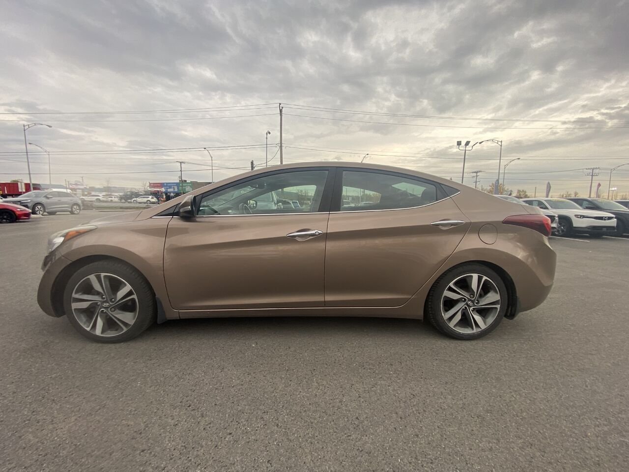 Hyundai Elantra LIMITED | TOIT OUVRANT | CUIR | CAMERA DE RECUL | GARANTIE 1 AN INCLUSE *579-888-9954* TEXTOS 2014 Brun Saint-Jérôme - photo #7