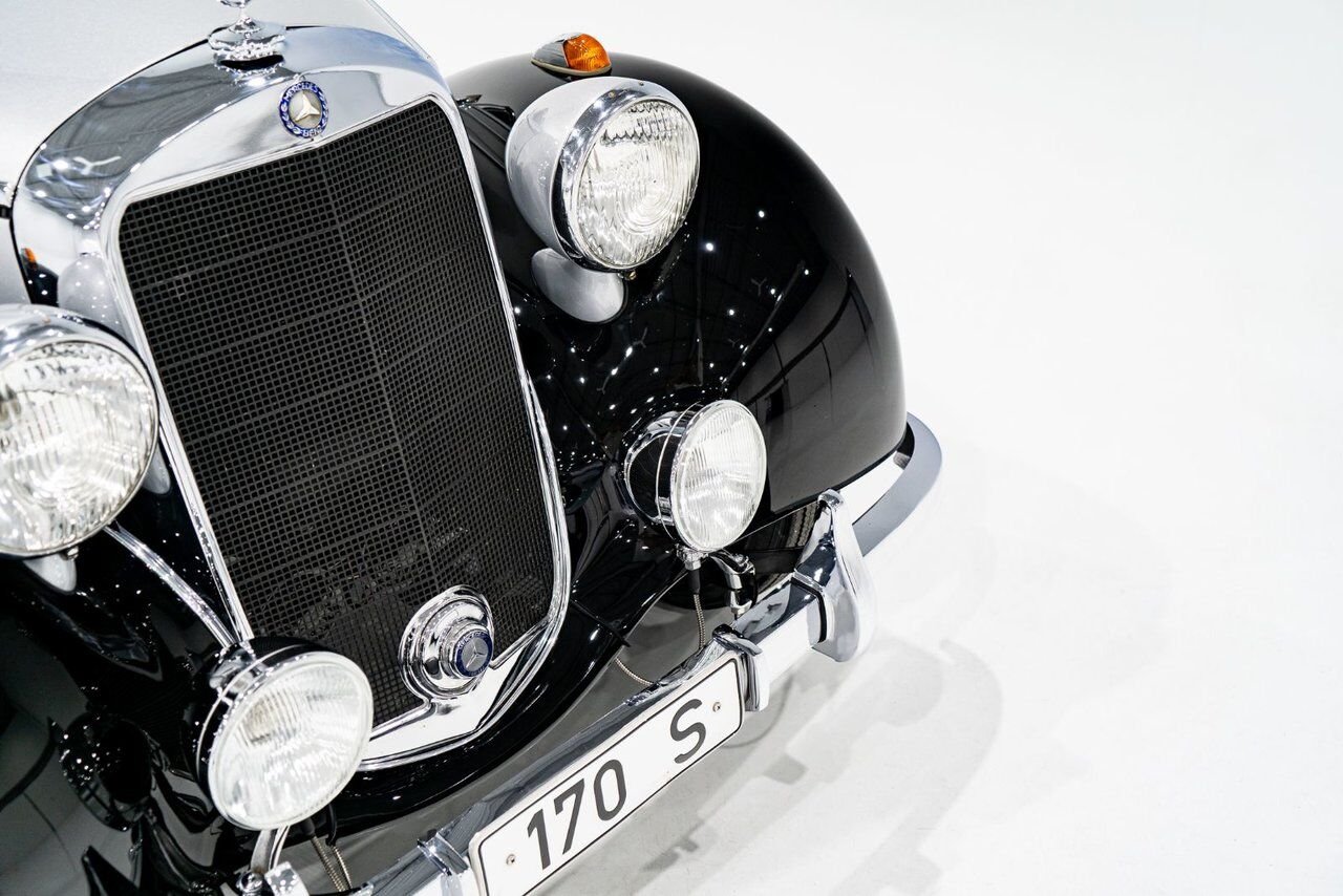Mercedes-Benz 170S Cabriolet B Wonderfully Presented Old Restoration 1950 Gris Montréal - photo #49