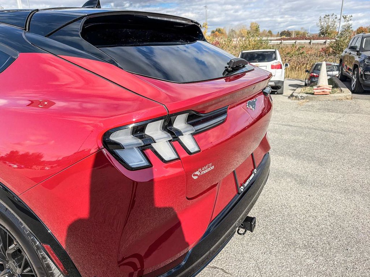 2021 Ford Mustang Mach-E 3FMTK3SU8MMA01467 Red Mirabel - photo #13