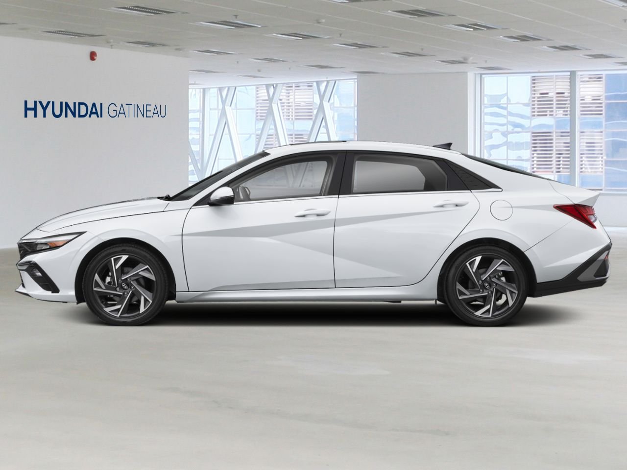 2026 Hyundai Elantra Hybrid Atlas White Gatineau - photo #1