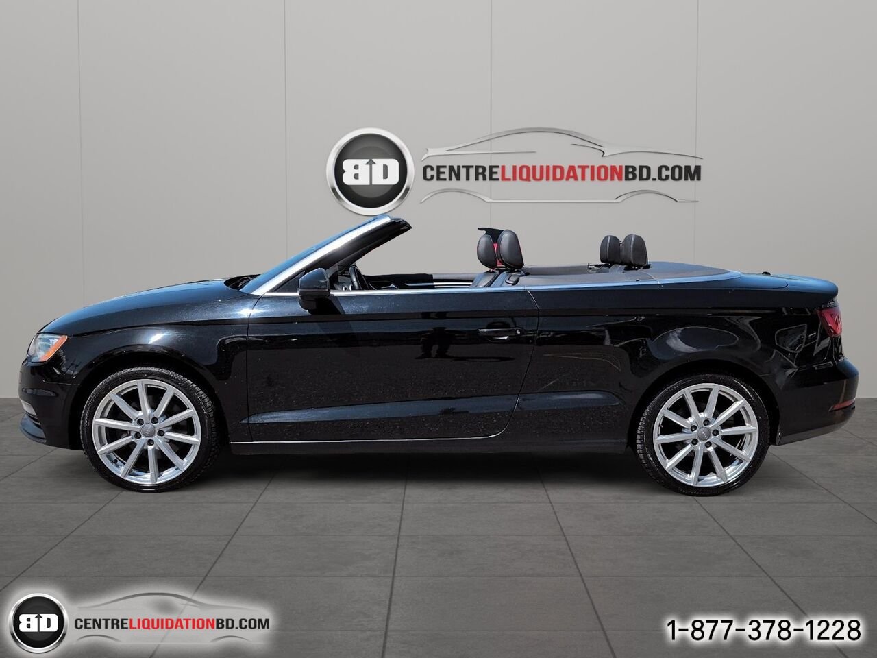 2015 Audi A3 2.0T Progressiv TSI QUATTRO CONVERTIBLE | BD0240 Black Granby - photo #7