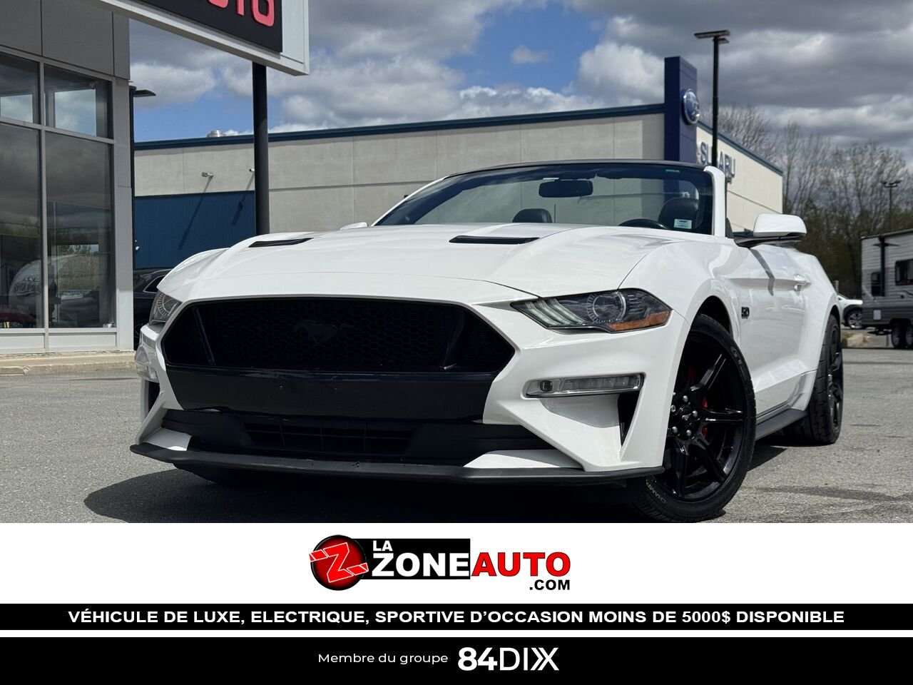 2018 Ford Mustang GT Convertible White Granby - photo #0
