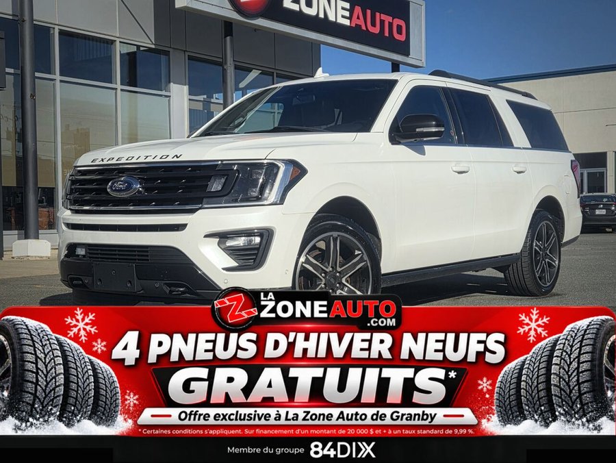 Ford Expedition Limited Max 7 Passagers + Sièges Ventilés + Système Audio B&O 2020 Blanc