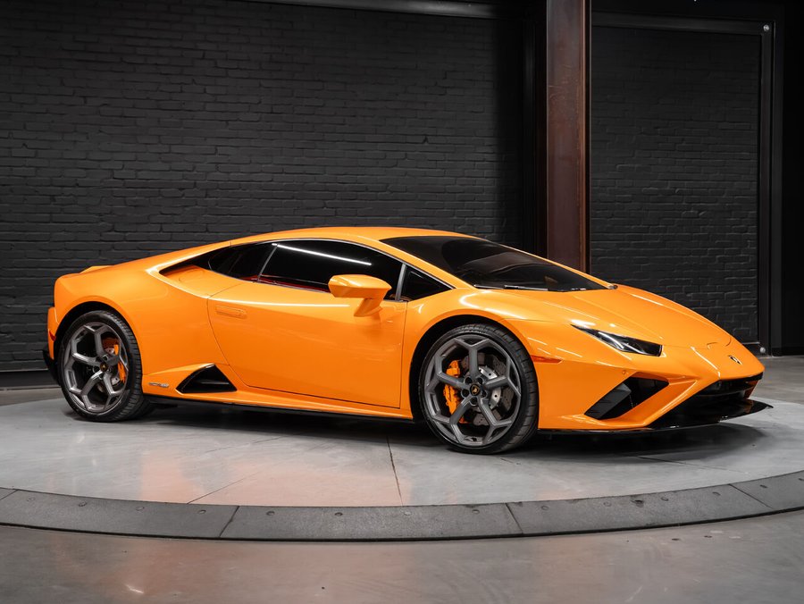 2022 Lamborghini Huracan EVO | Front Axle Lift | 20 Aesir Wheels | Sensonum Audio System Arancio Borealis Metallic