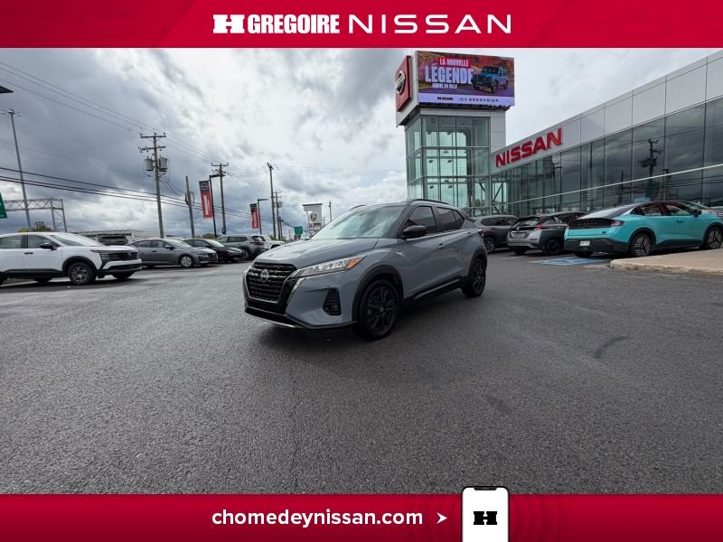 Nissan Kicks SR Mag Cuir Carplay Bancs Chauffants à partir 2.99 2023 Gris