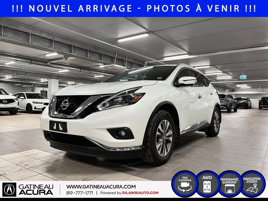 Nissan Murano *** UN PROPRIO + CLEAN CARFAX *** 2018 Blanc